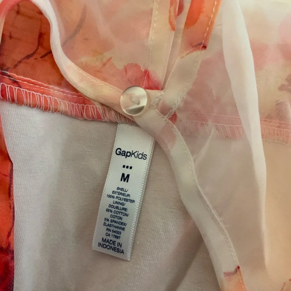 Gap Kids Pink Floral Dress‎ - Size Medium